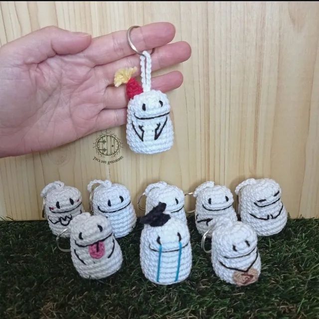 Chaveiro Flork Crochê