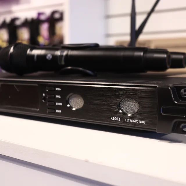 Microfone Valvulado Duplo Kadosh Sem Fio K 2002m Tube - Foto 2