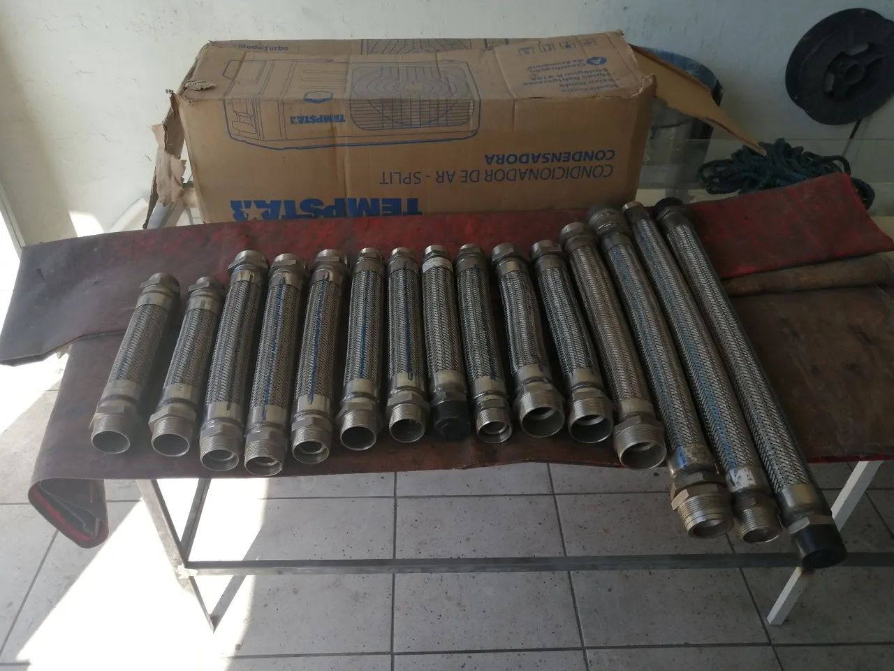 Tubos flexíveis de inox 316L  - Foto 4