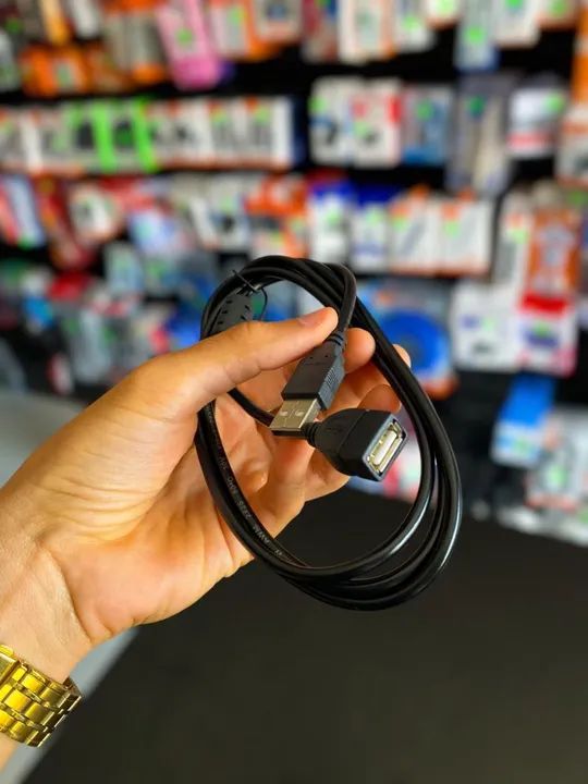 CABO USB MACHO-FÊMEA GOLG 1.5M - Foto 2