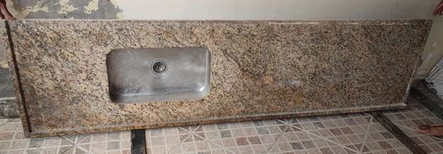 Bancada Granito + Cuba em INOX + VÁLVULA - Foto 5