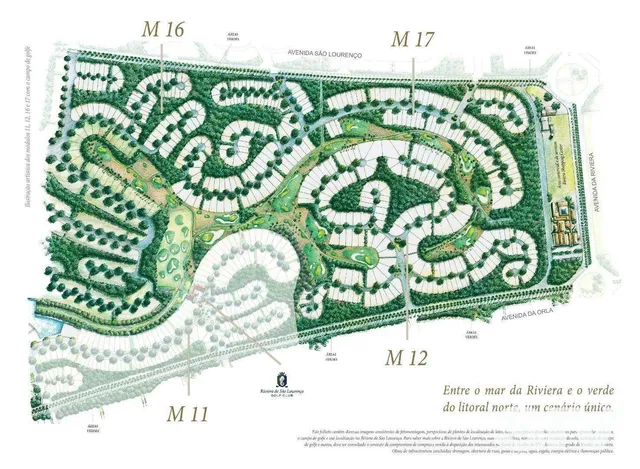 TERRENO para Venda em BERTIOGA - RIVIERA DE SÃO LOURENÇO com 1141 m2 de Área Útil.