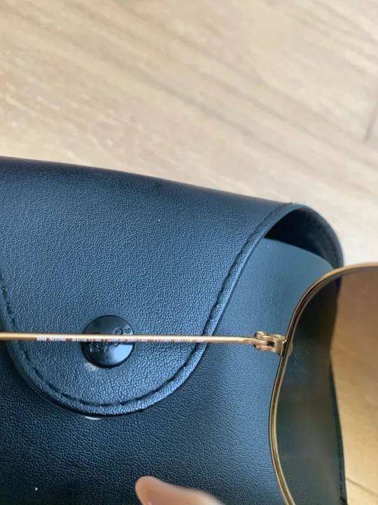 Óculos de Sol Ray Ban Aviador Marrom RB3026 - Foto 3