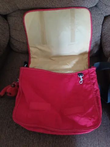 KIPLING ORIGINAL, bolsa grande vermelha - Foto 5