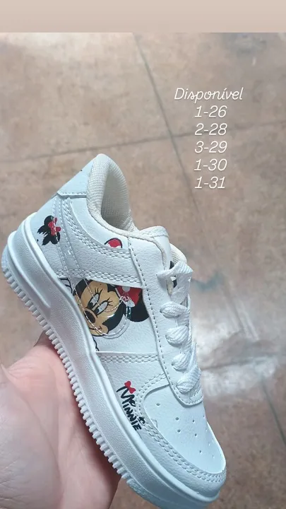 Tênis Minnie Branco