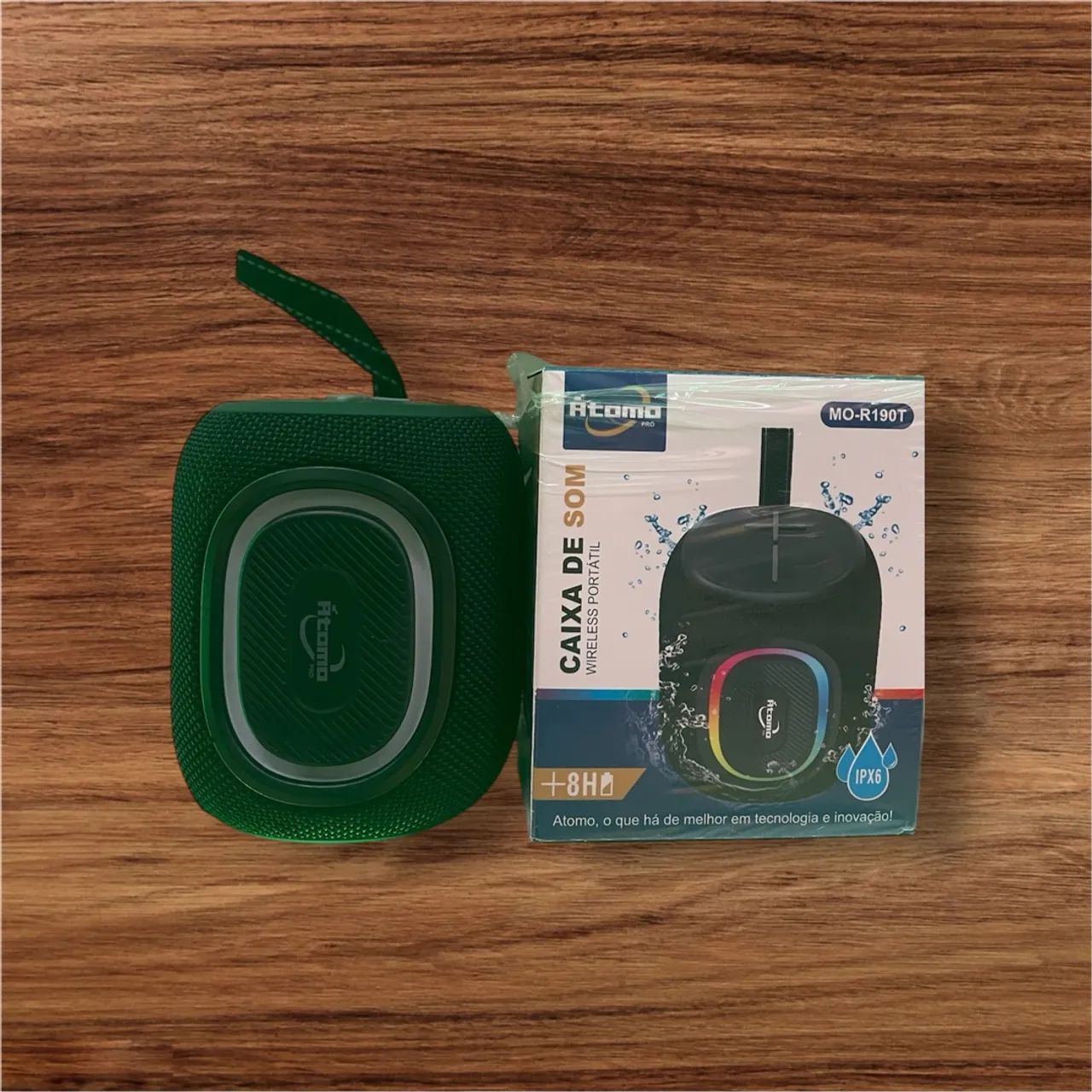 Caixa de Som Bluetooth Atomo PRO - Impermeável - 8 horas de bateria