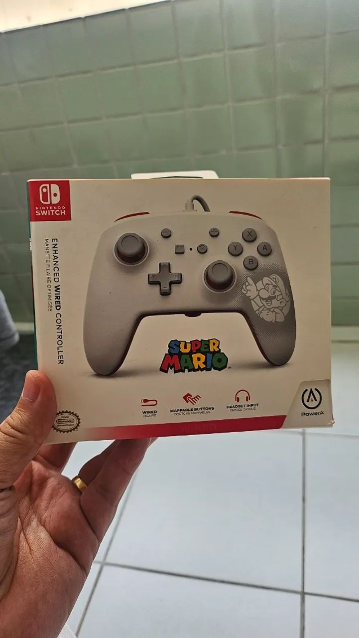 Controle Nintendo Switch PowerA Com Fio - Foto 2