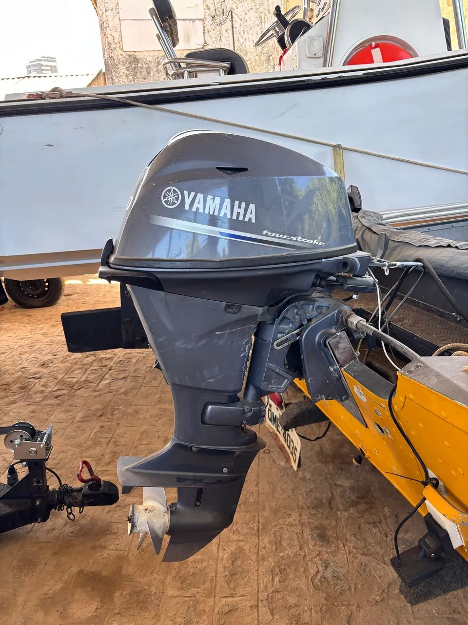 Motor Yamaha 20HP - 4 tempos - Foto 2