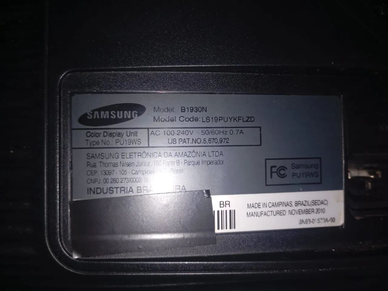 Dois Monitores Samsung - Ótimos para trabalho ou estudo! - Foto 5