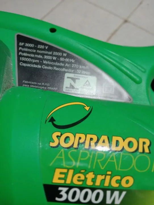 Assoprador de folha semi novo  - Foto 2