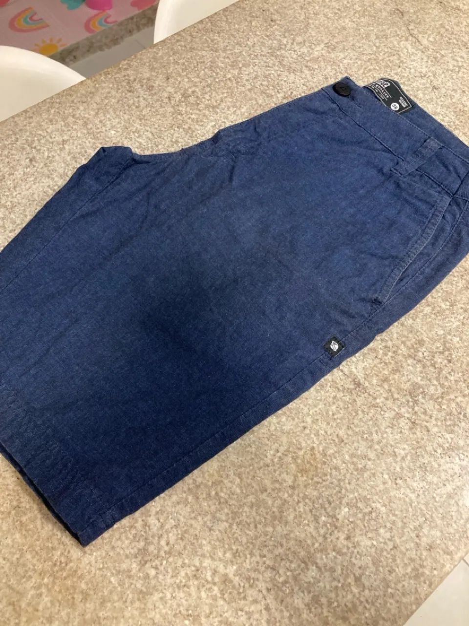 Bermuda Jeans Masculina Lost Azul Marinho - Foto 3