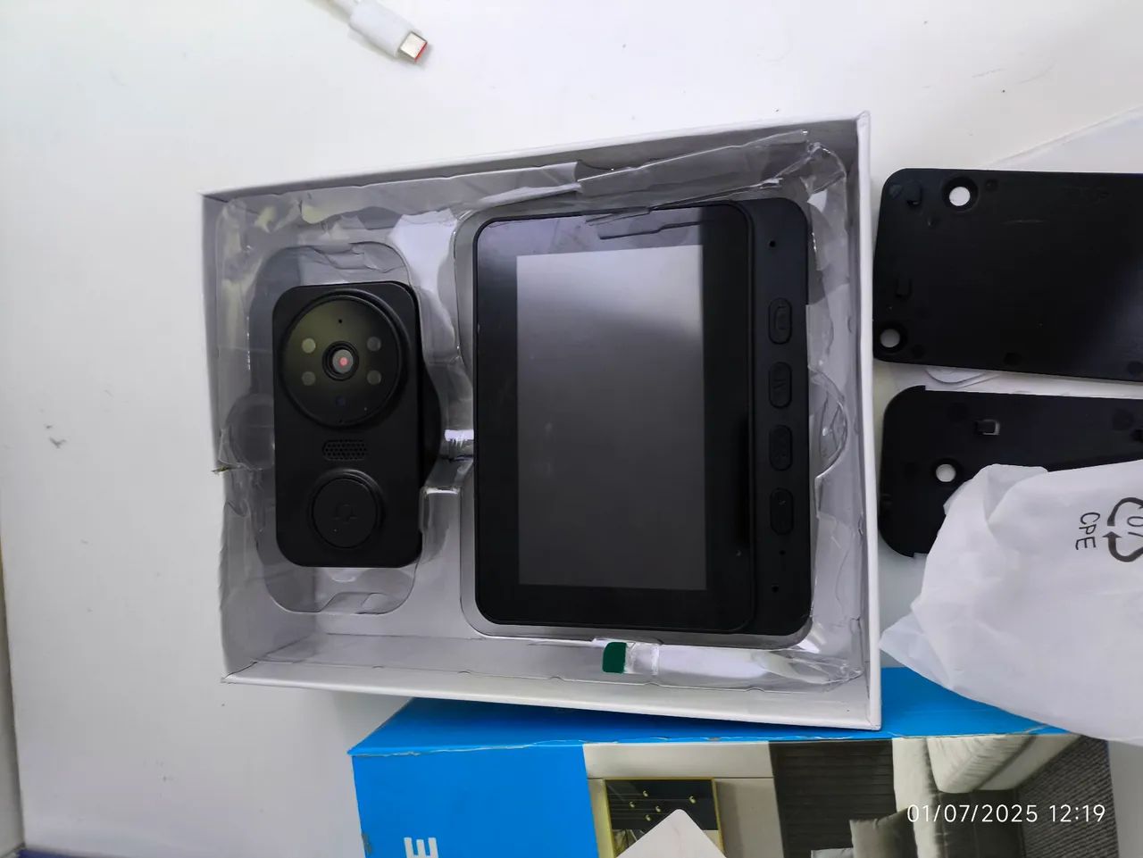 Smart Home Video Doorbell com monitor - Foto 3