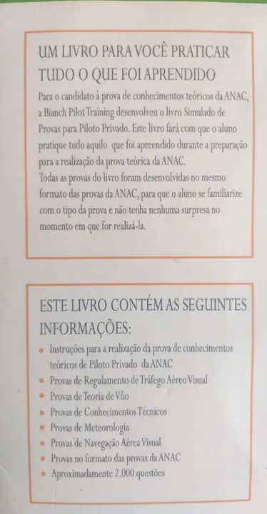 Livro piloto privado - Simulado de Provas Piloto Privado - ANAC - Foto 2