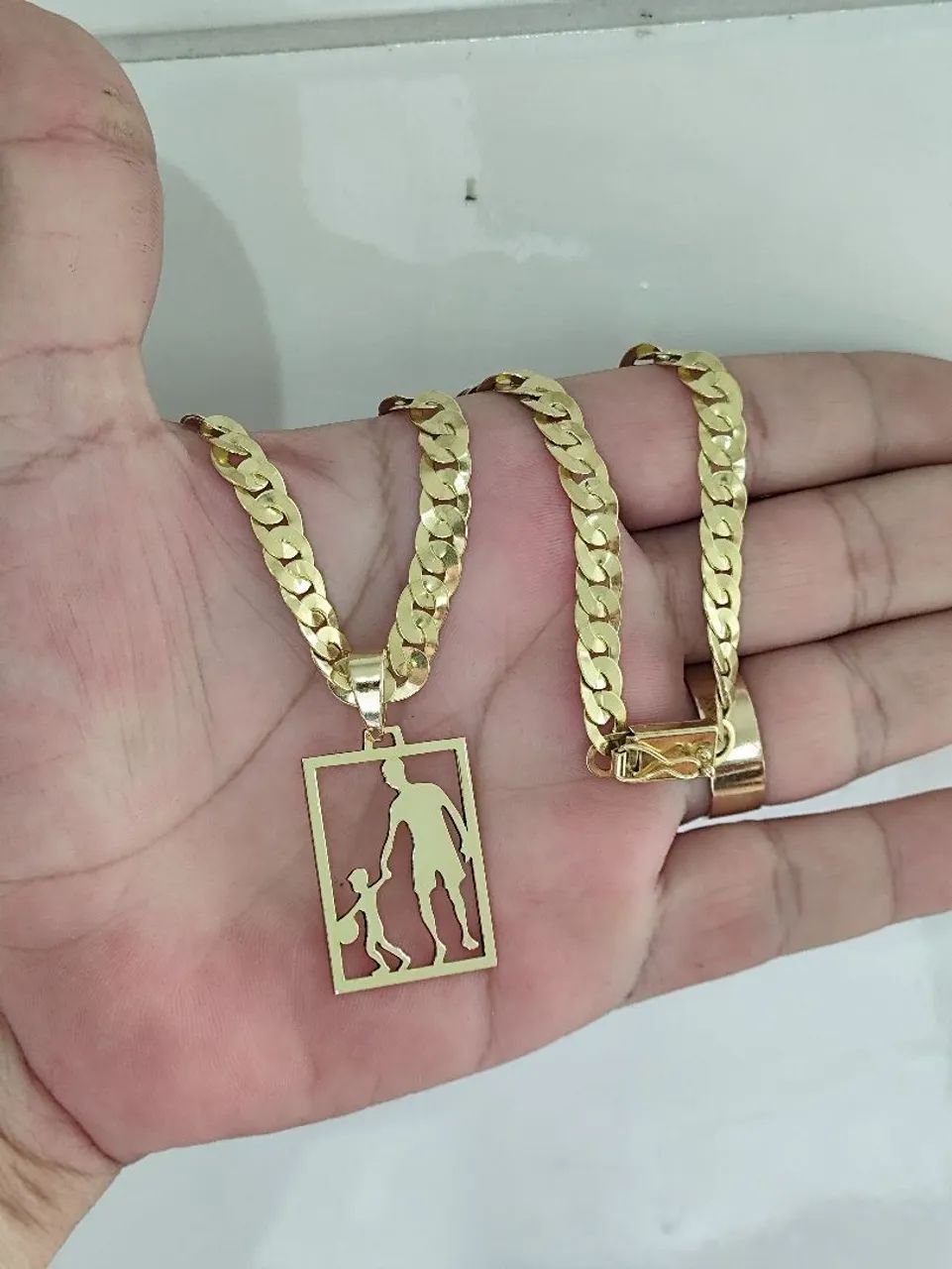 Colar e Pingente Em Moeda Antiga  - Foto 4