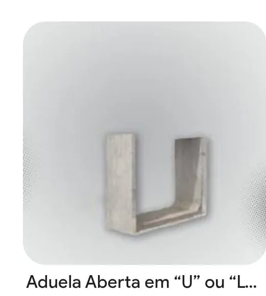 Aduela Aberta em U ou L