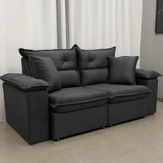 Sofá Retratil e Reclinavel Ferrari  2 mt65204499424258122