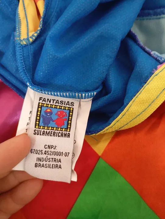 Vestido de palhaço infantil - Foto 4