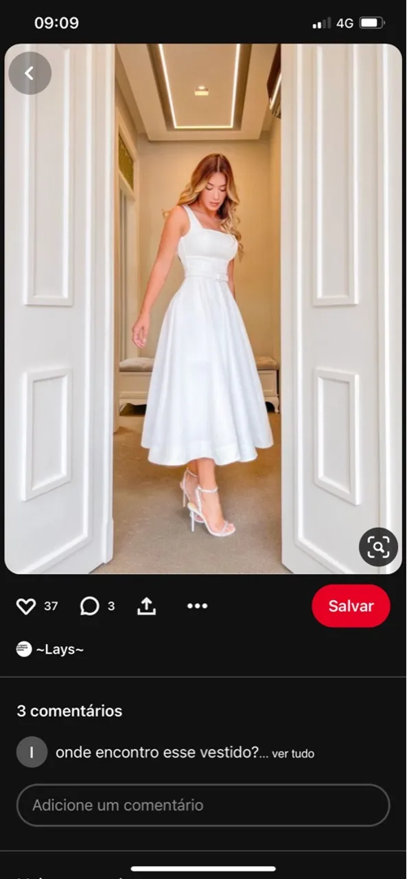 Vestido de nova civil