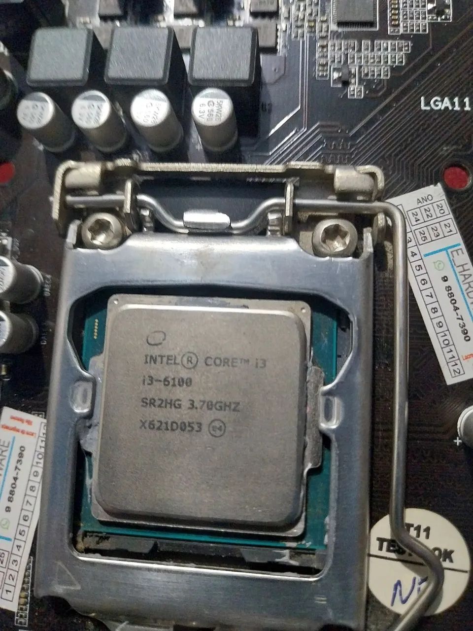 Placa mãe H110m + I3 6100 + 8gb Ram ddr4 - Foto 2