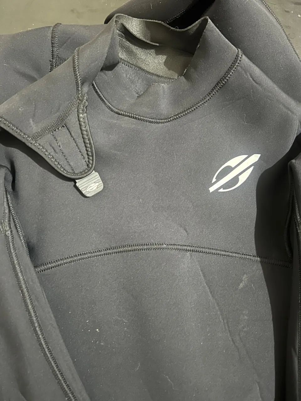 Long John Mormaii ML 1mm Flexxxa Pro Uv-Suit - Preto - TAMANHO L (G) - Foi usado 2 vezes - Foto 4