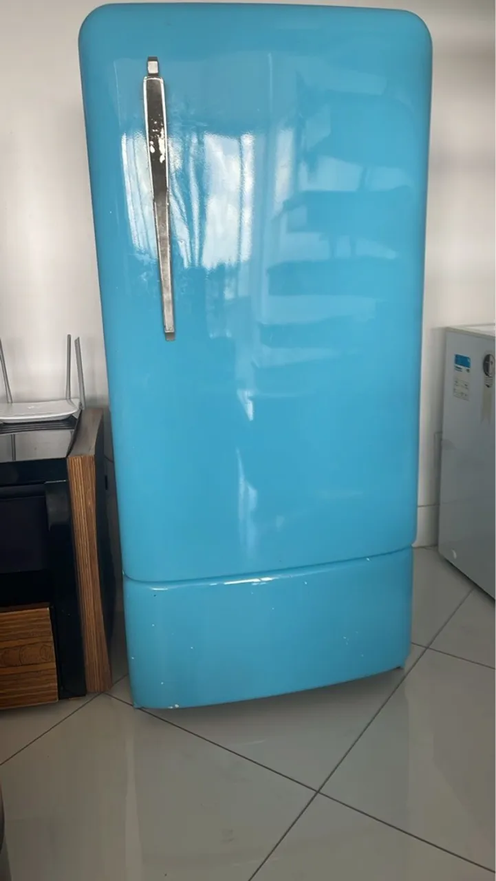 Geladeira Vintage Azul