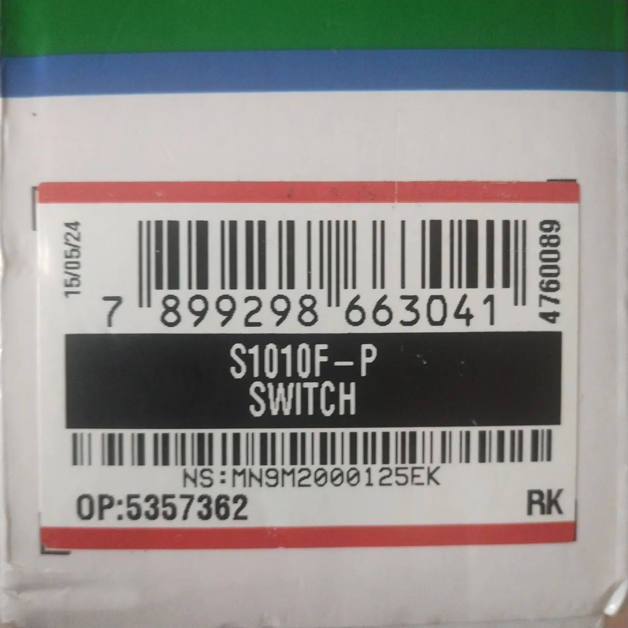 Switch S1010F-P<br>Retirar em Itaquera