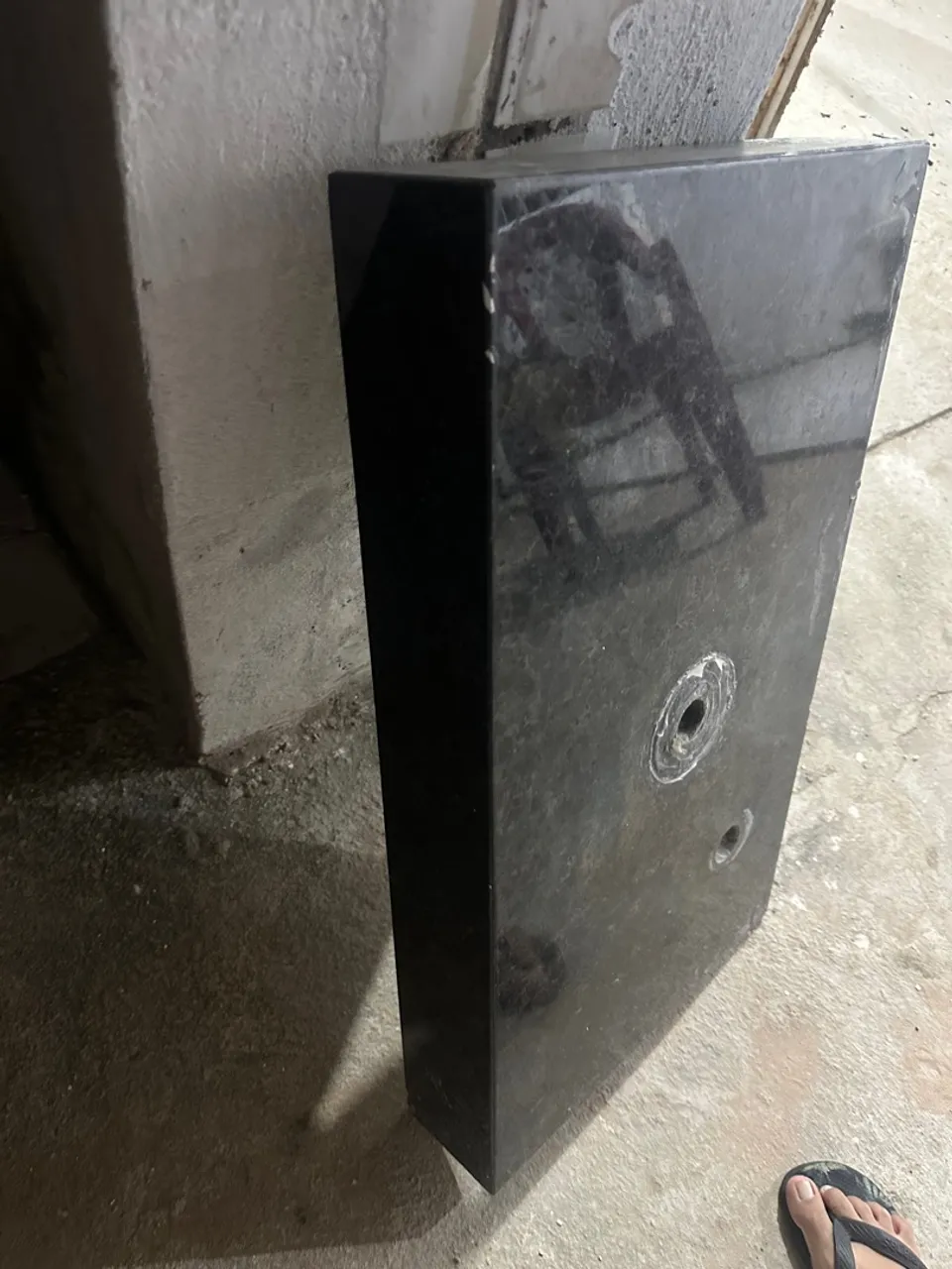 Cuba de granito preto