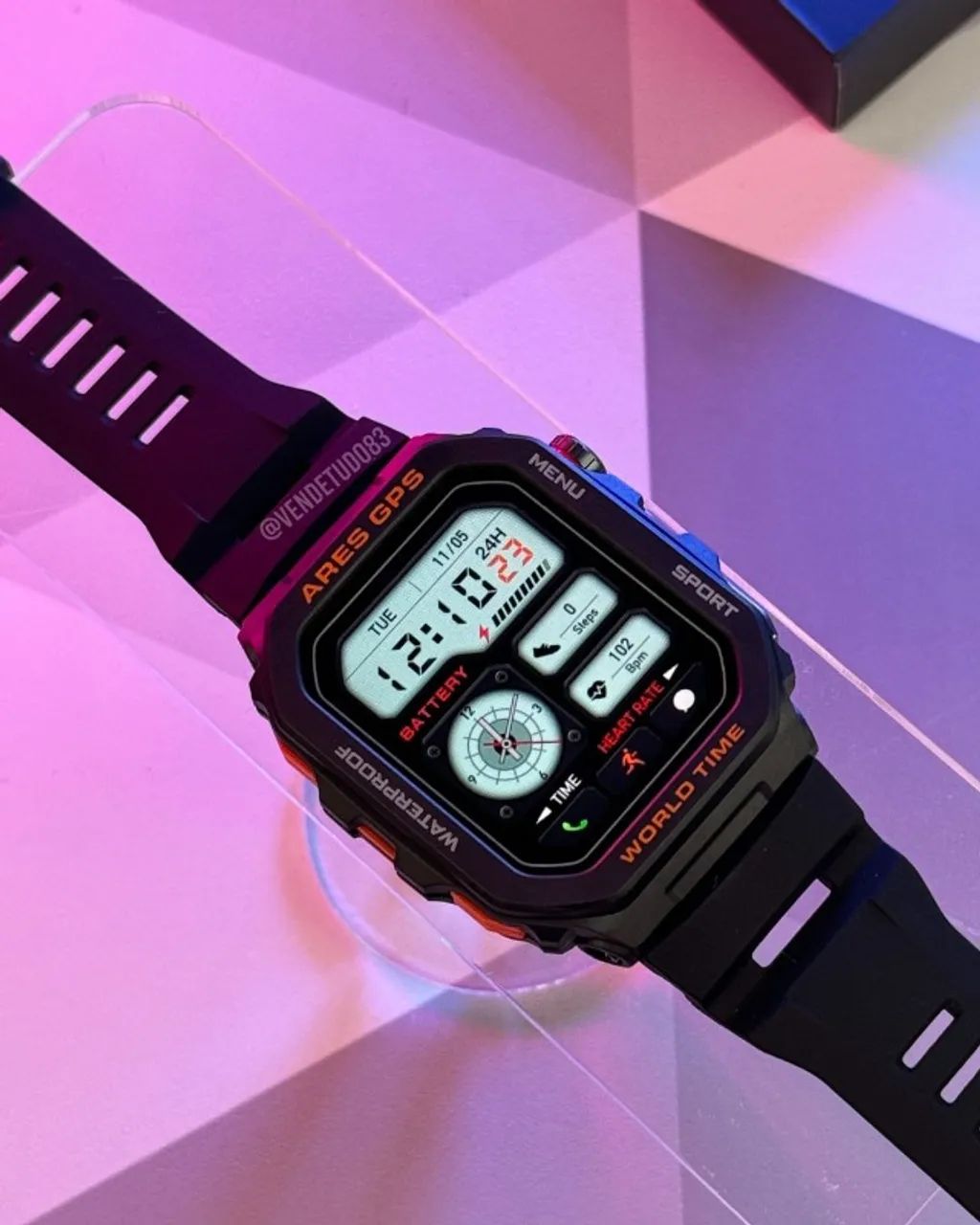 Smartwatch Zeblaze Ares Gps, assistente de voz, 3atm, assitente de voz  - Foto 3