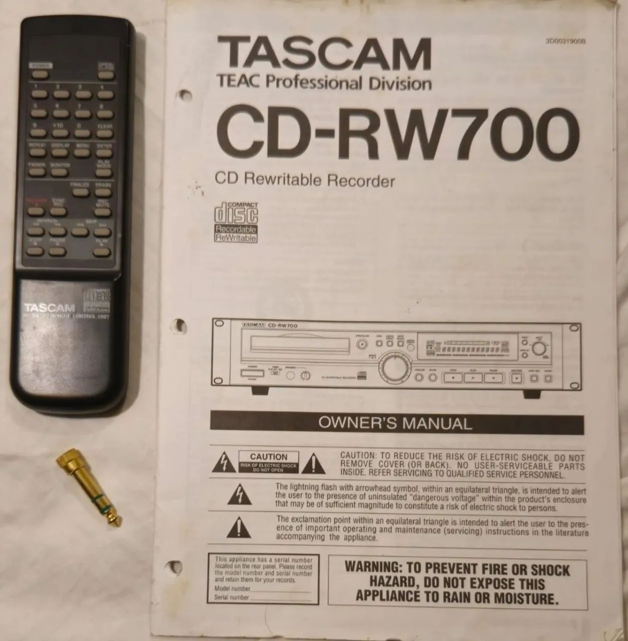 Gravador de CD Tascam CD-RW700 - Foto 6