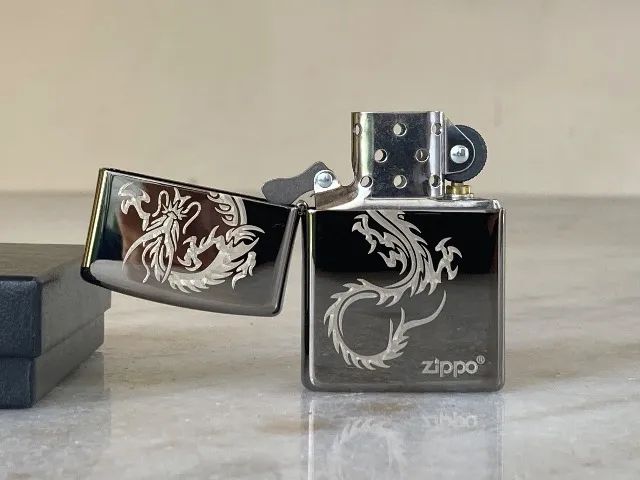 Isqueiro Original Zippo, Chinese Dragon Design. - Foto 3