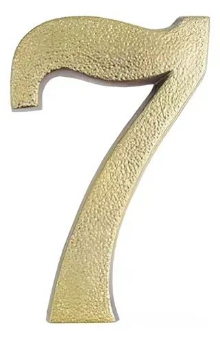 Numero Residencial Colonial N 7 - Kit C/5