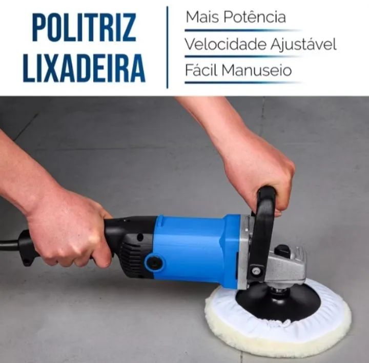 Politriz EL 1400W 220v 6 vel9cidades 7 polegadas c/ acessórios - Foto 4