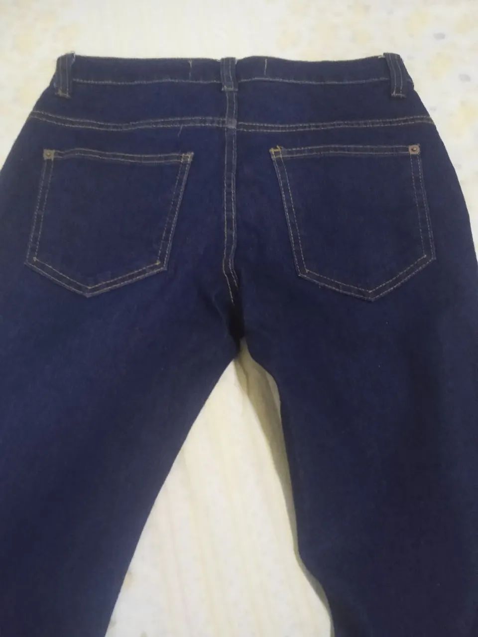 Calça Jeans feminina Azul Escuro - Foto 2