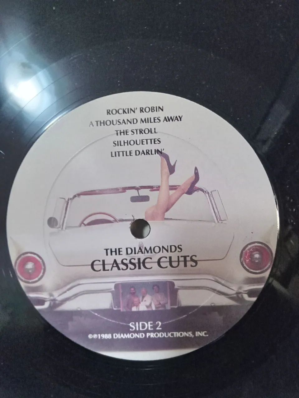 LP disco de vinil importado raro The Diamonds 1988 com autógrafos - Foto 4