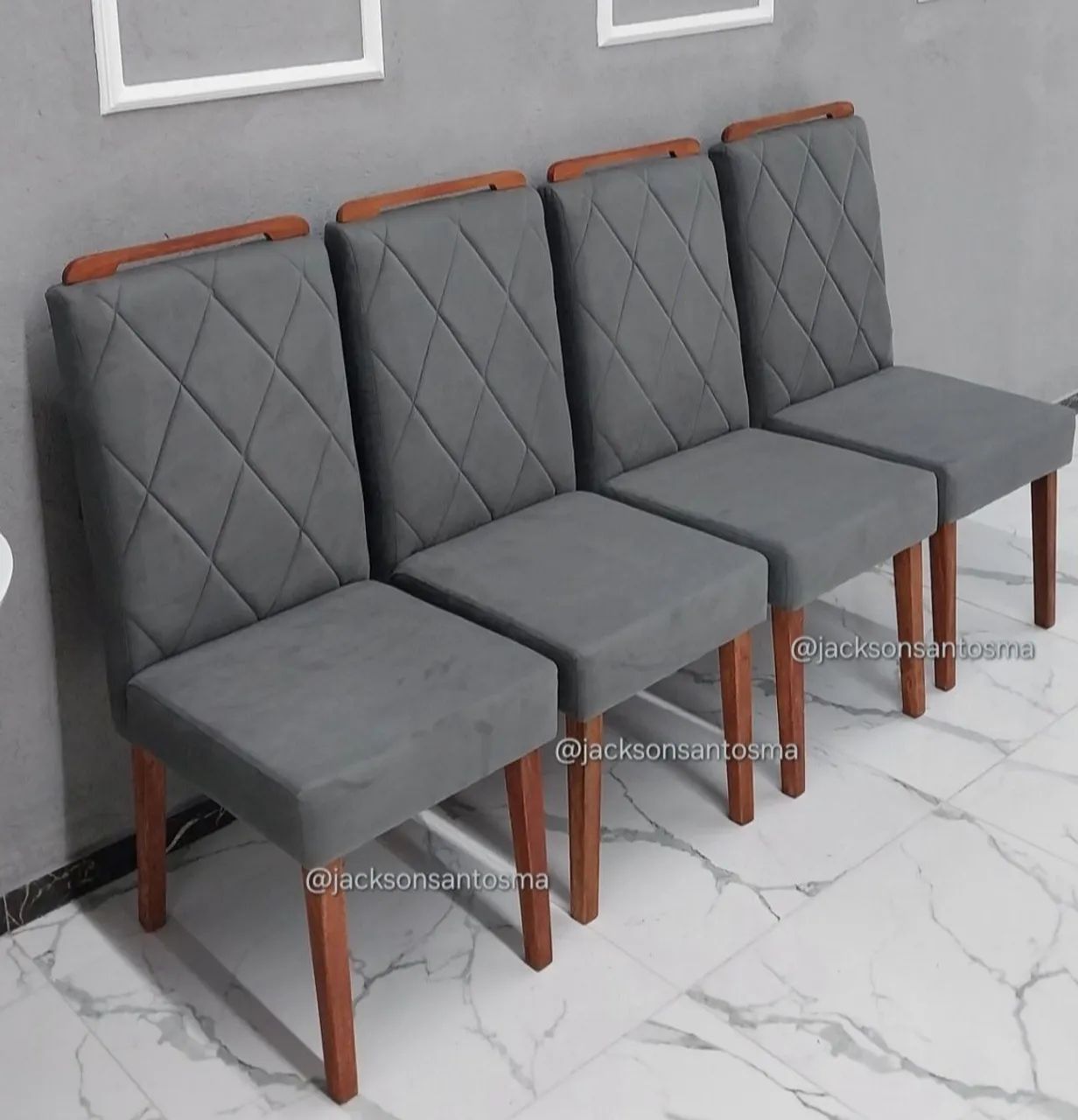 Conjunto de 4 Cadeiras para Sala de Jantar