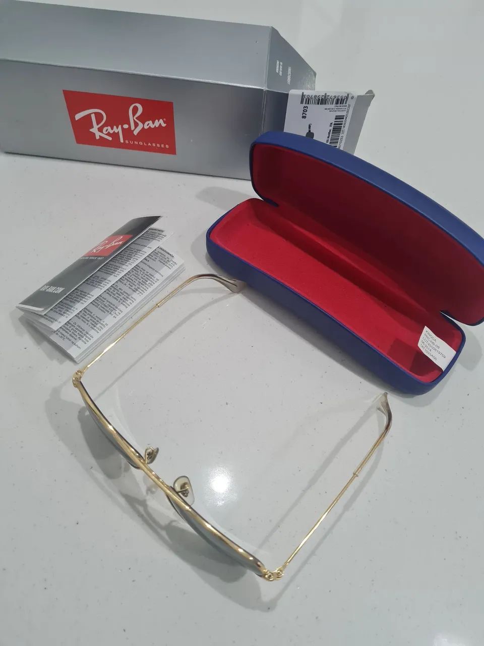 Óculos de Sol Ray-Ban Aviator para crianças.  - Foto 5