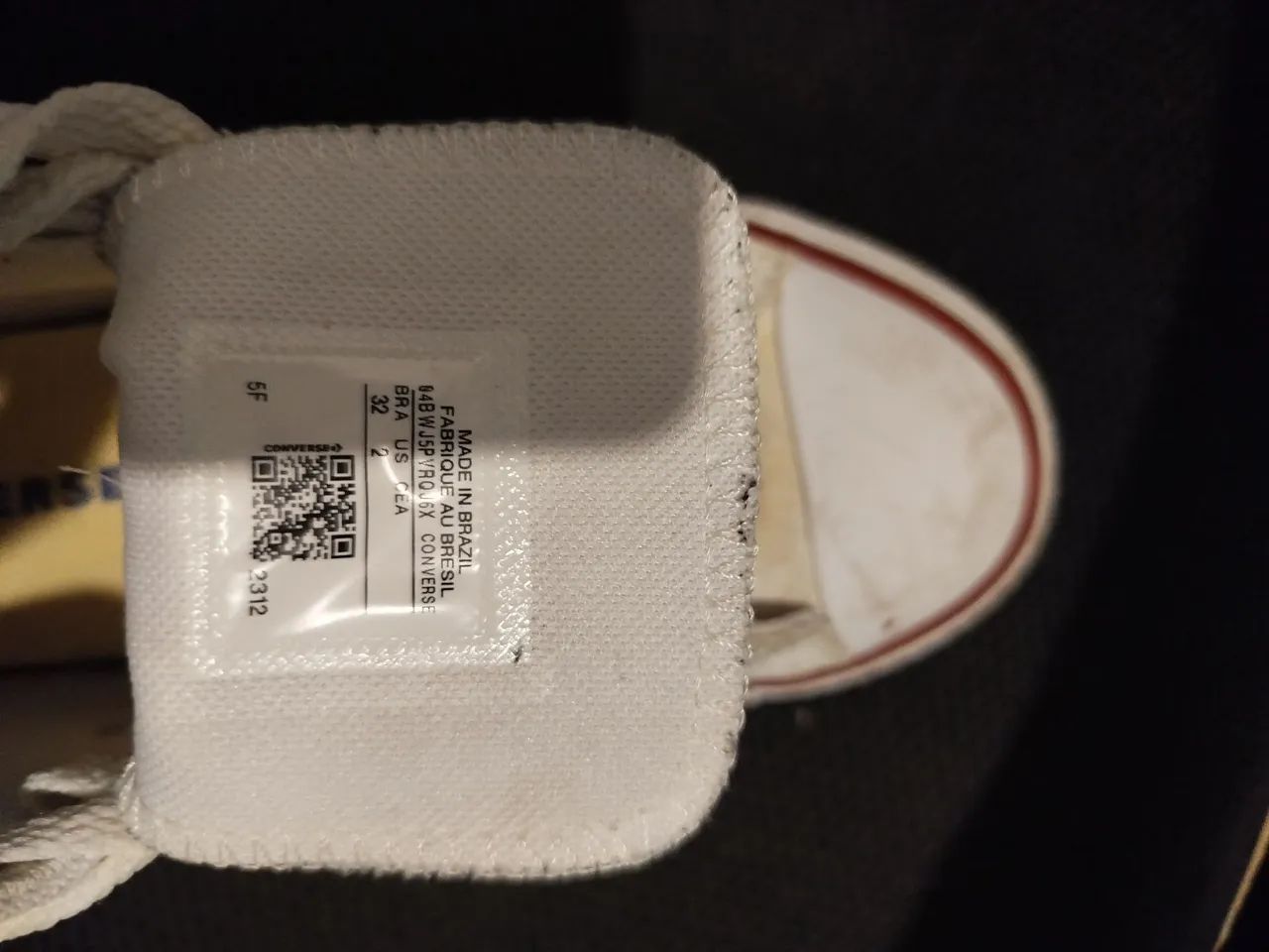 Converse All Star Branco infantil - Tam 32 - Foto 4