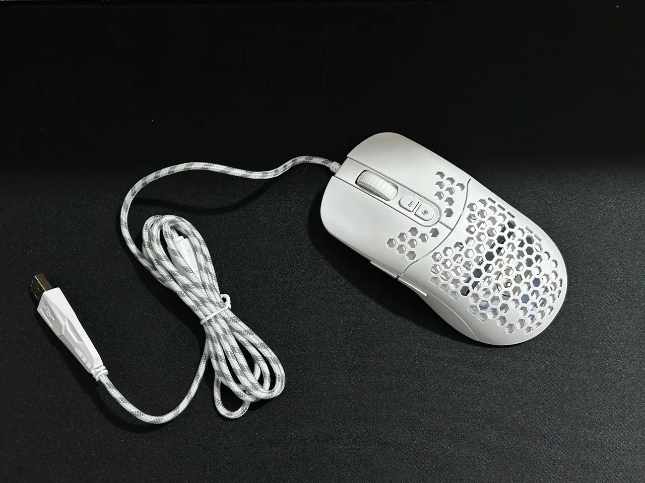 Mouse Gamer USB Dazz branco 