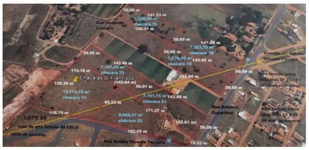 Área à venda, 7167 m² por R$ 1.080.000 - Chácaras São José
