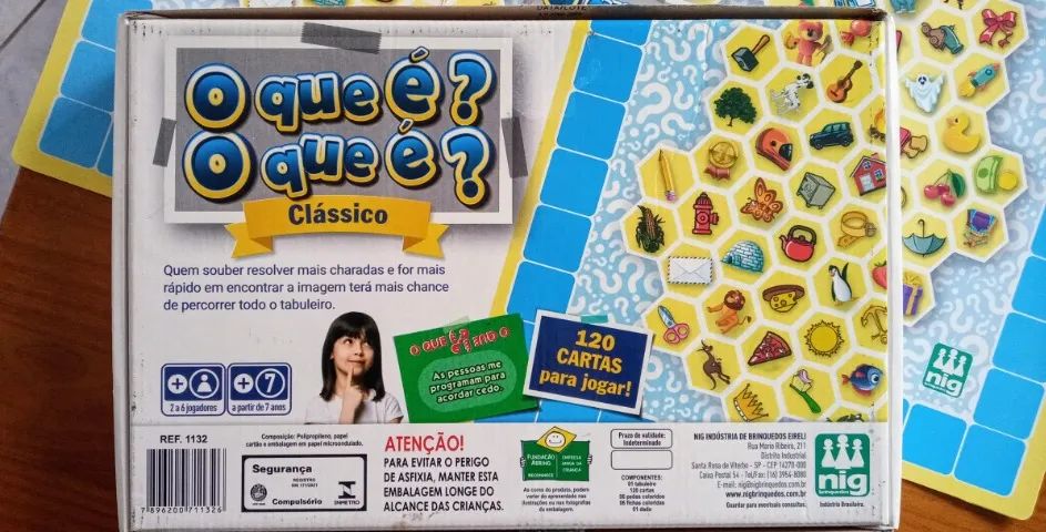 jogo de tabuleiro o que é o que é - Foto 2
