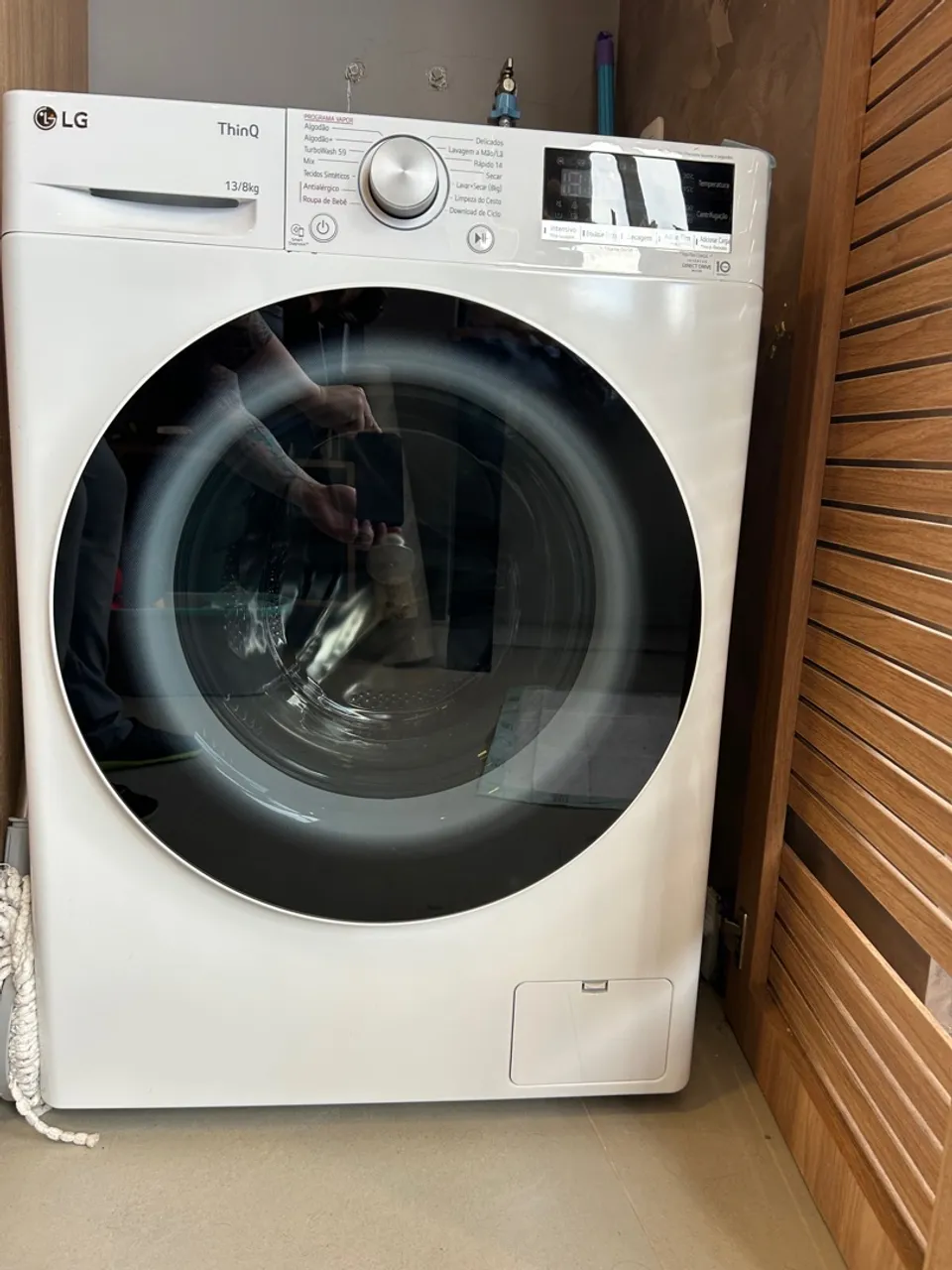 Lavadora LG Thinq 13kg/8kg