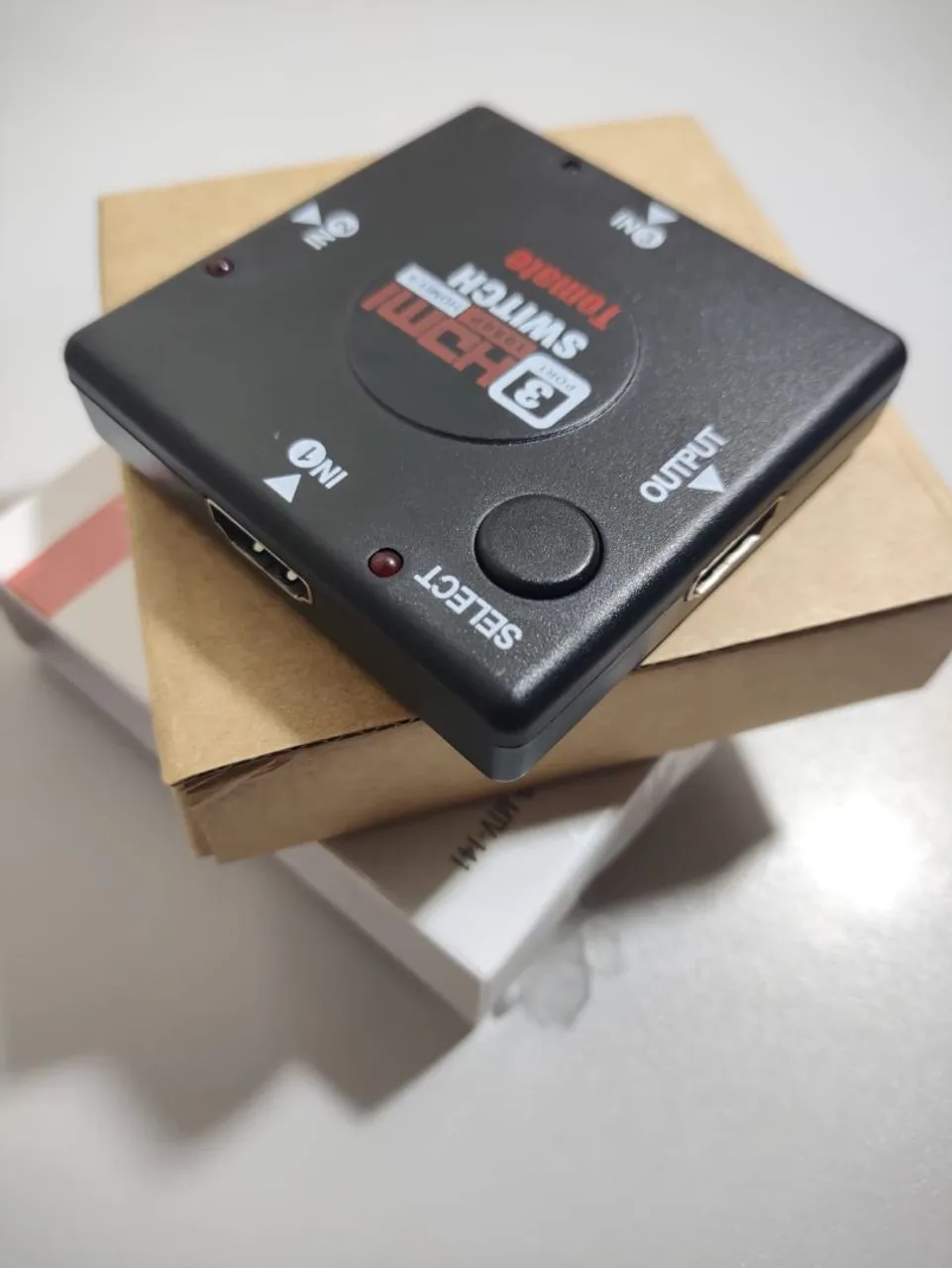 Switch HDMI 3 Portas 1080P Tomate Full HD.