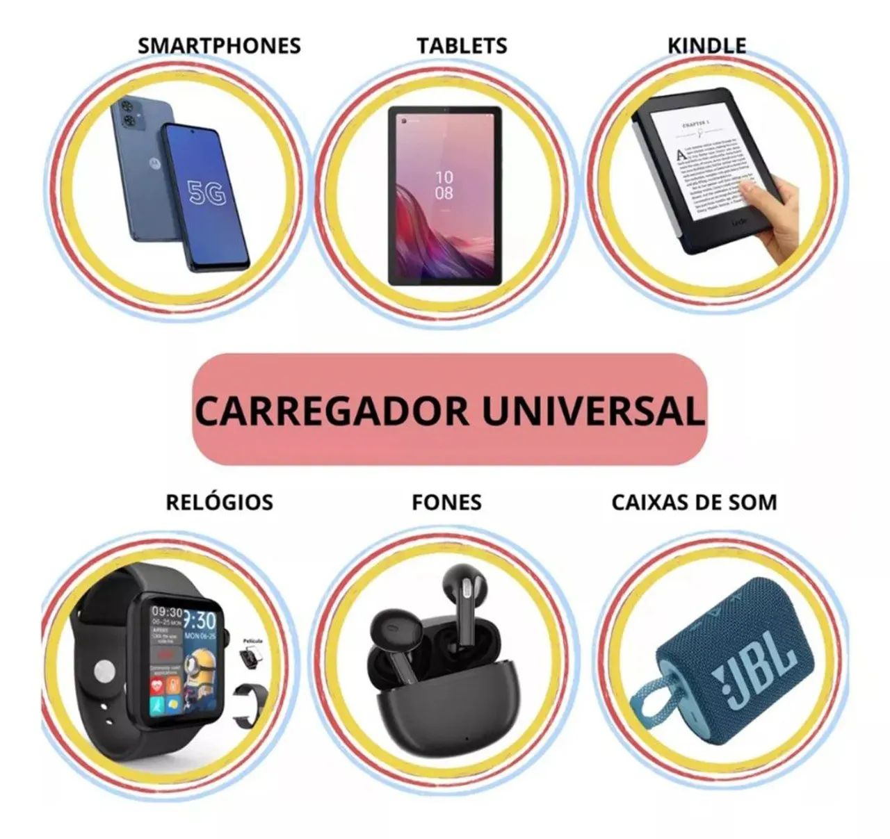 Power Bank 10000 mAh com Carregamento Sem Fio - Foto 4