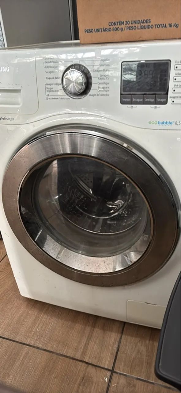 Máquina de Lavar e Secar Samsung EcoBubble 8.5kg