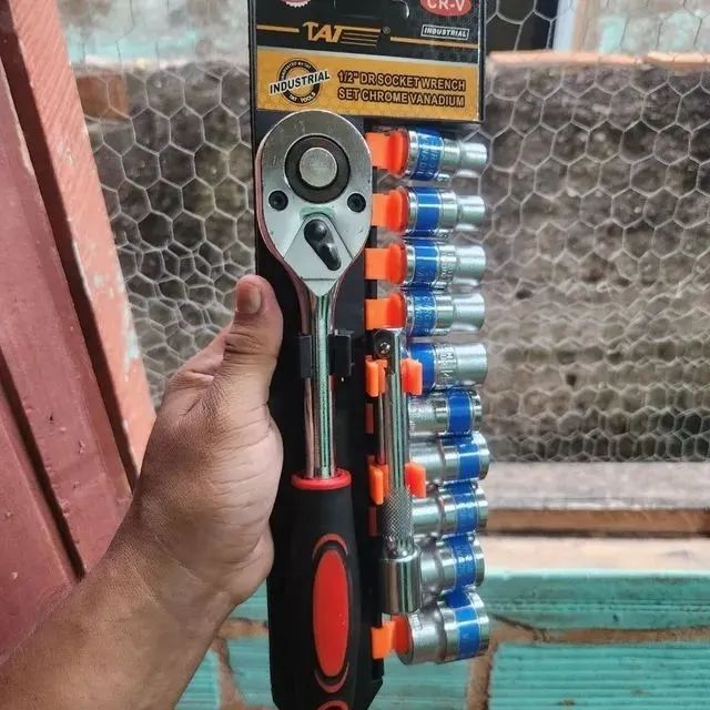 Jogo chave de catraca soquetes 12 peças64840794296195124