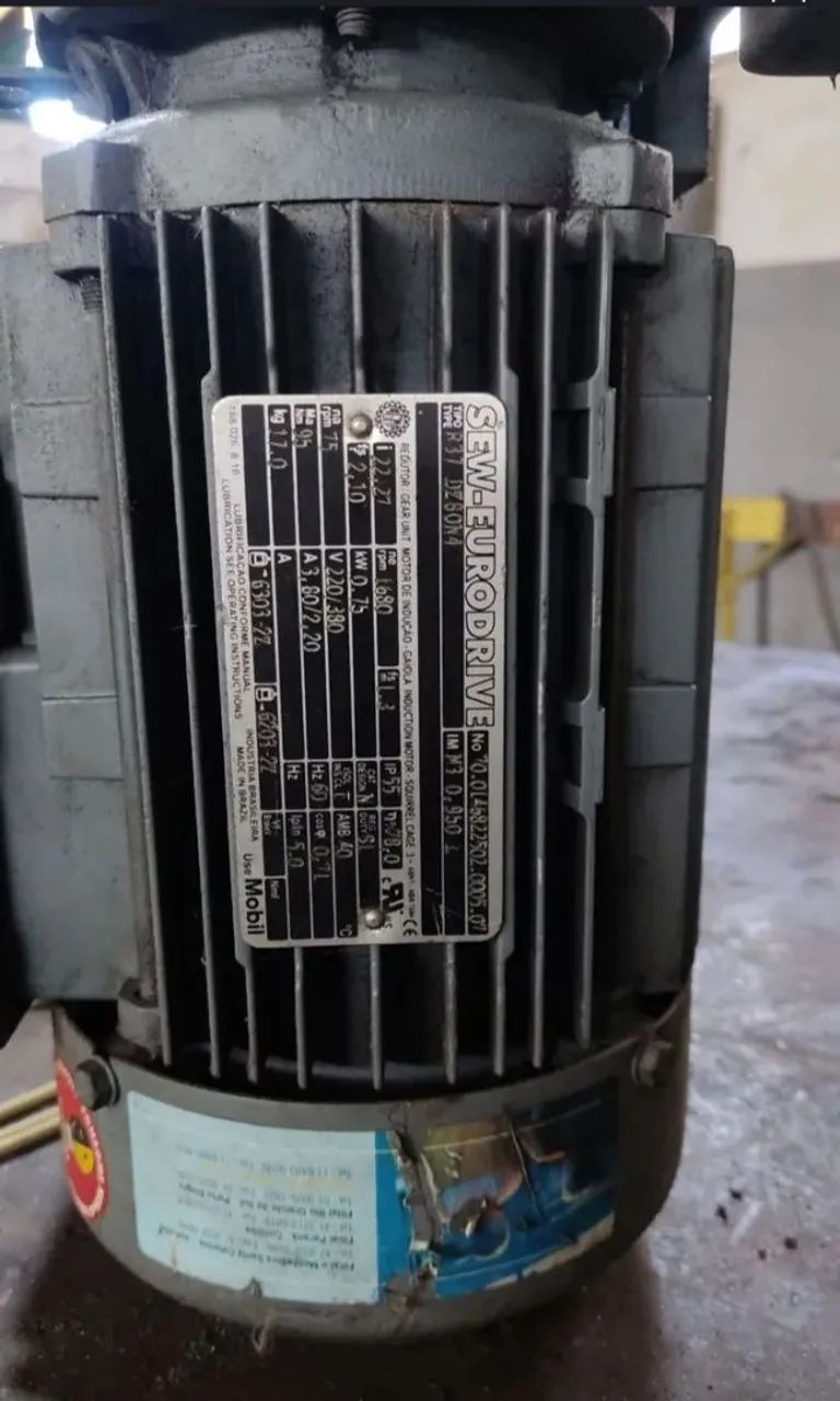 Motoredutor 1,2 CV 220/380 - Foto 4