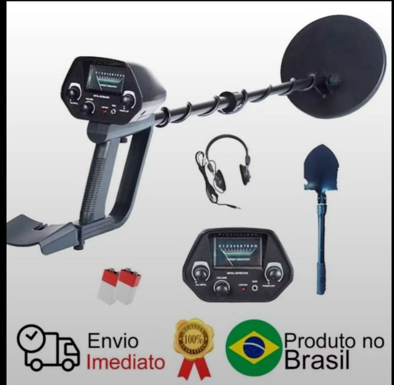 Detector de Metais Profissional - Localize Tesouros Escondidos!