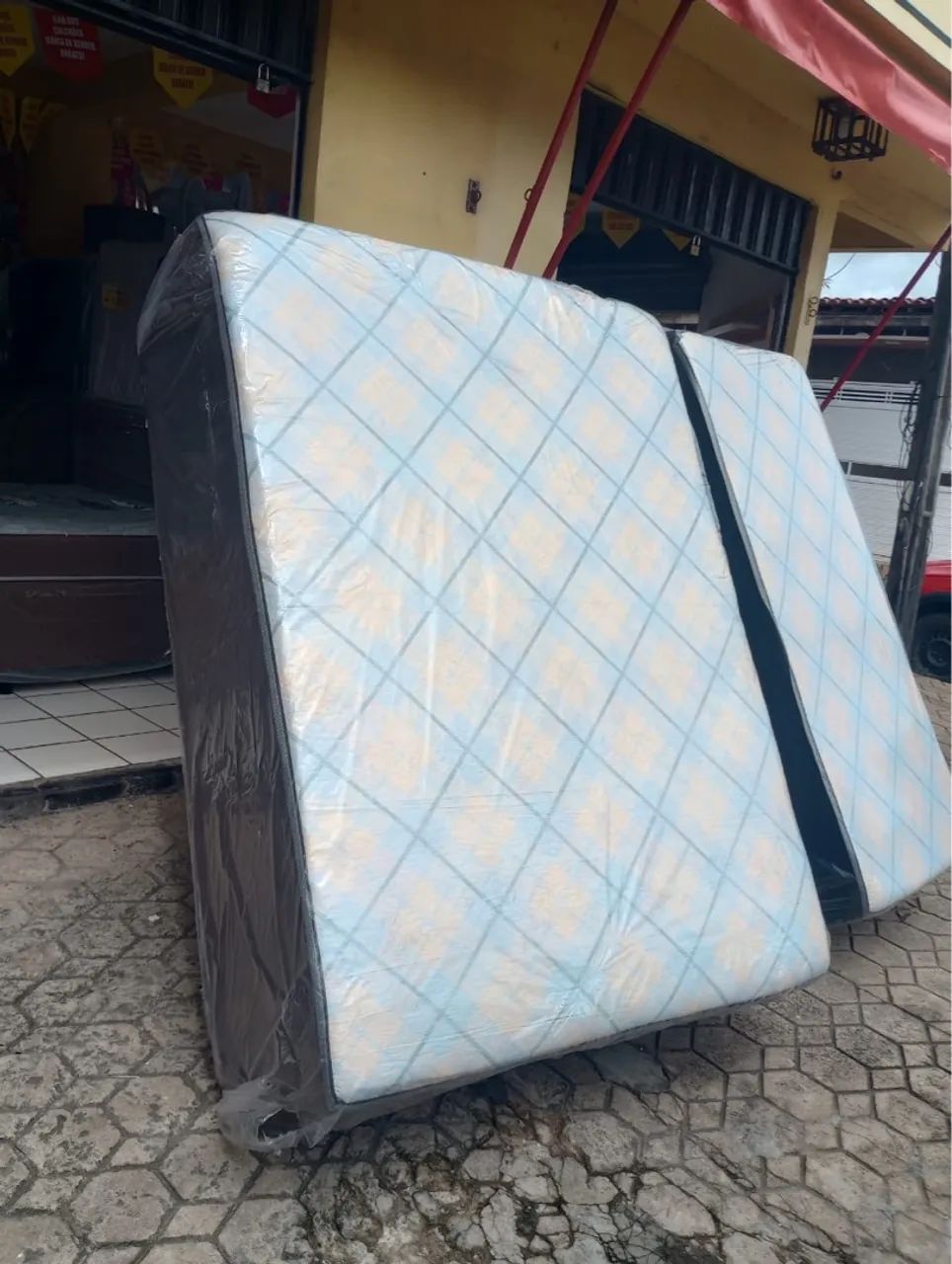 Promoção cama solteiro com entrega gratuita no mesmo dia espuma molas e molas ensacada - Foto 4