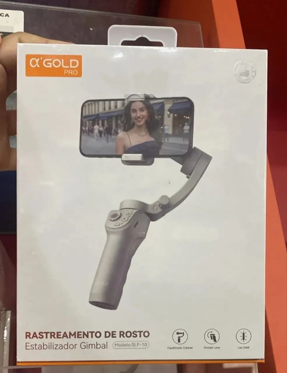 Estabilizador Gimbal a'GOLD com Rastreamento Facial SLF-10