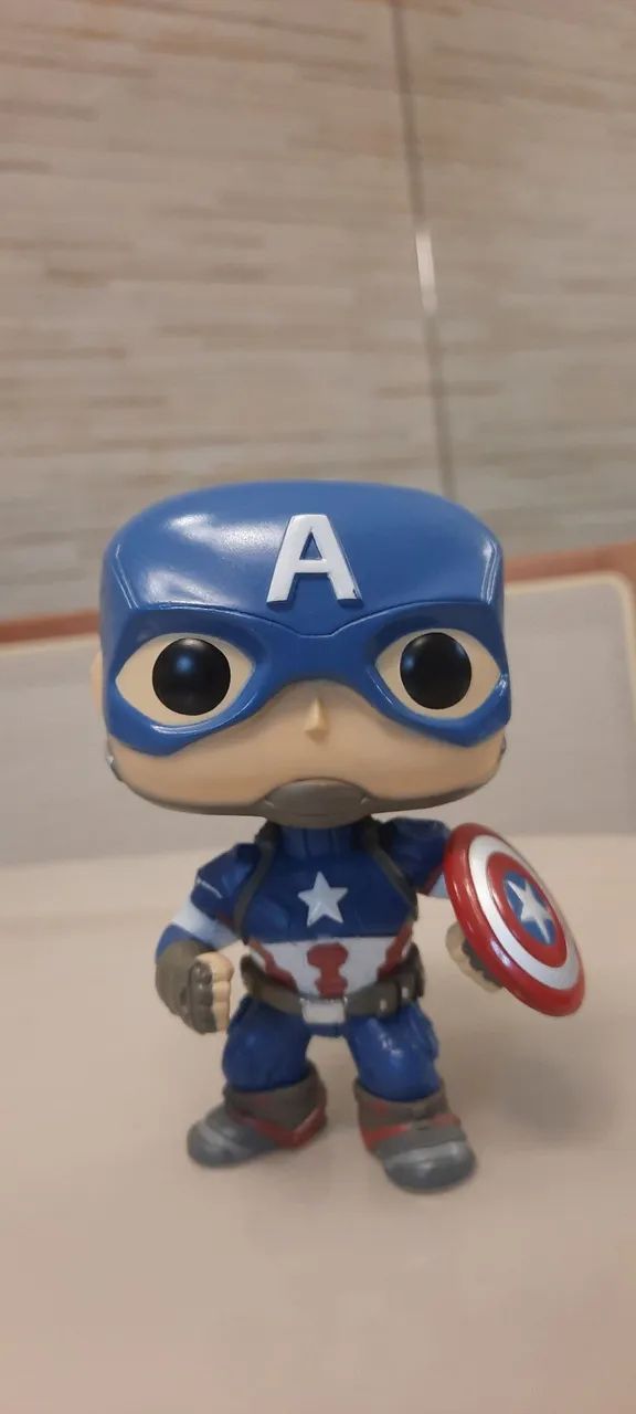 Boneco estilo Funko Pop Capitão América 